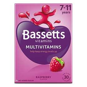 Bassetts Multivitamins 7-11 Years Raspberry Soft Gummies 30