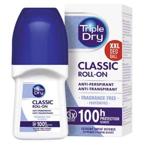 Triple Dry Classic Roll-On Fragrance Free 50ml