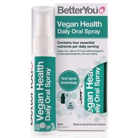New ProductBetterYou Vegan Health Daily Oral Spray 25ml Clearance