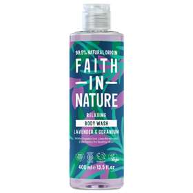 Faith in Natural Lavender & Geranium Body Wash 400ml