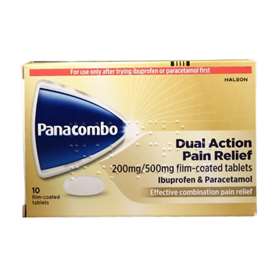 Panacombo Dual Action Pain Relief Tablets 10