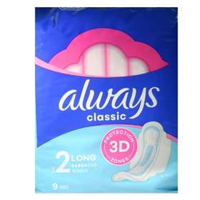 Always Classic Long With Wings 9 Pads