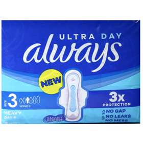 Always Ultra Day Long With Wings Size 3 9 Pads