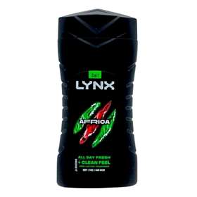 Lynx Africa 3 In 1 Wash Travel Mini 50ml
