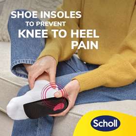 Scholl In-Balance Orthotics Knee to Heel Pain Relief Insole M 1 pair
