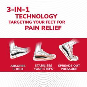 Scholl In-Balance Orthotics Knee to Heel Pain Relief Insole M 1 pair