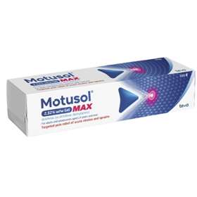 Motusol Max 2.32% w/w Gel 100g