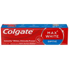 Colgate Max White Optic Teeth Whitening Toothpaste Travel Mini 20ml