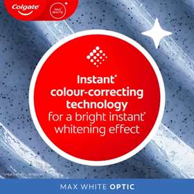 Colgate Max White Optic Teeth Whitening Toothpaste Travel Min 20ml