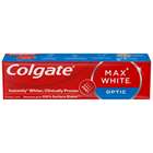 Colgate Max White Optic Teeth Whitening Toothpaste Travel Mini 20ml