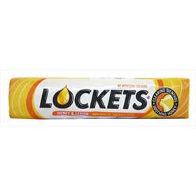 Clearance Lockets Honey & Lemon With Menthol & Eucalyptol 41g