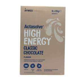Aymes Actasolve High Energy Classic Chocolate 6x85g Sachets