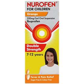 Nurofen For Children Double Strength Ibuprofen Orange 100ml Clearance