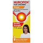 Nurofen For Children Double Strength Ibuprofen Orange 100ml Clearance