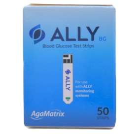 AgaMatrix Ally BG Blood Glucose Test Strips 50 Strips