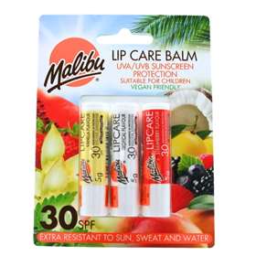 Malibu Lip Balm SPF30 3 x 5g