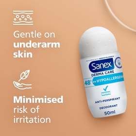 Sanex Derma Care Hypoallergenic 48H Roll On 50ml