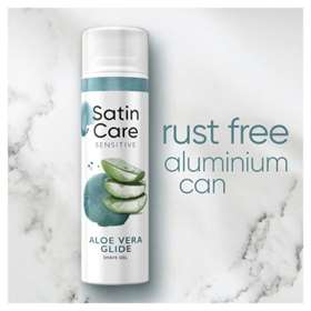 Gillette Satin Care Aloe Vera Glide Shave Gel Travel Mini 75ml