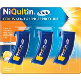 Niquitin Mini Citrus 4mg Nicotine Lozenges 3 x 20