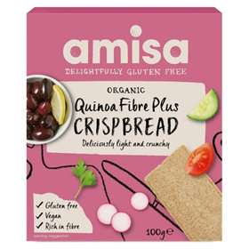 Amisa Organic Quinoa Fibre Plus Crispbreads 100g