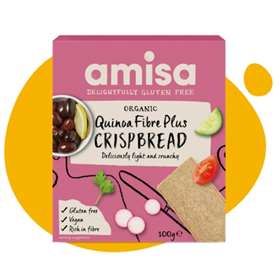 Amisa Organic Quinoa Fibre Plus Crispbreads 100g