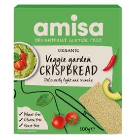 Amisa Organic Veggie Garden Crispbread 100g