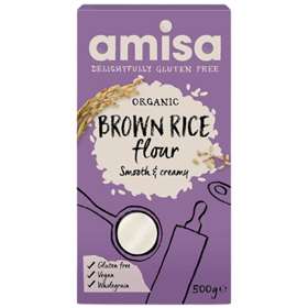 Amisa Organic Gluten Free Brown Rice Flour 500g