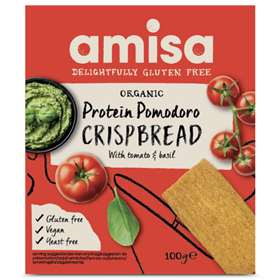 Amisa Organic Protein Pomodoro Crispbread 100g