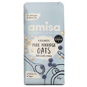 Amisa Organic Pure Porridge Oats 1kg