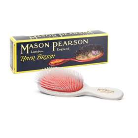 Mason Pearson Nylon Bristle Pocket Brush N4 Ivory