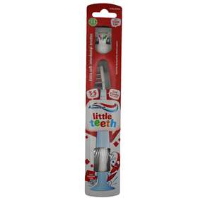 Aquafresh Little Teeth Toothbrush With Unicorn Travel Cap 3-5 Years