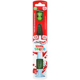 Aquafresh Little Teeth Toothbrush 3–5 Years With Dragon Travel Cap
