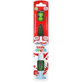 Aquafresh Little Teeth Toothbrush 3–5 Years With Dragon Travel Cap