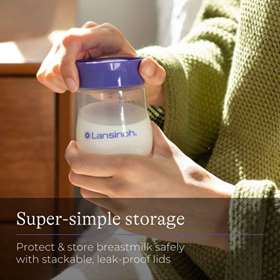 Lansinoh Breastmilk Storage Pots x 4