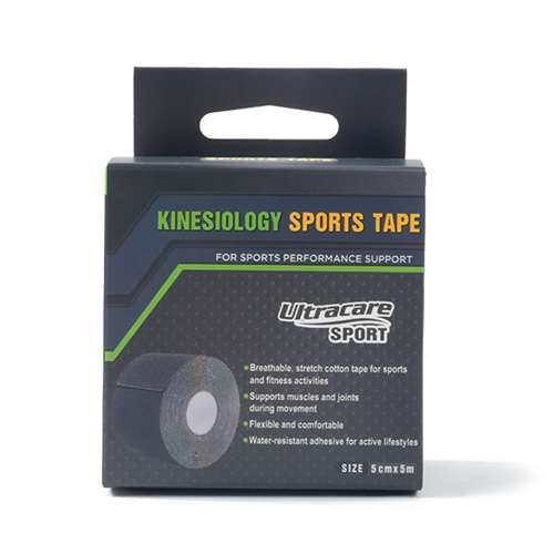 Ultracare Sport Kinesiology Sports Tape Black 5cm x 5m
