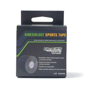 Ultracare Sport Kinesiology Sports Tape Black 5cm x 5m