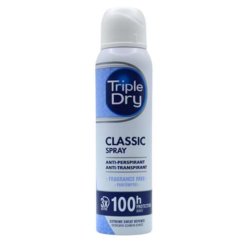 Triple Dry Classic Unfragranced Anti-Perspirant Deodorant Spray