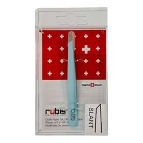Rubis Classic Slanted Tweezers - Light Blue