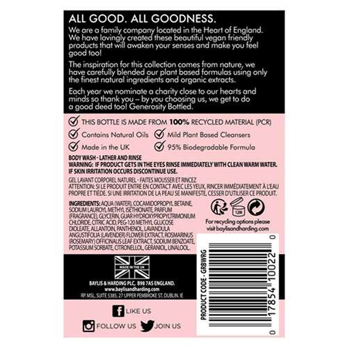 Baylis & Harding Goodness Rose And Geranium Body Wash 500ml