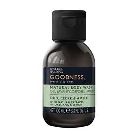 Baylis And Harding Goodness Oud Cedar And Amber Body Wash 100ml