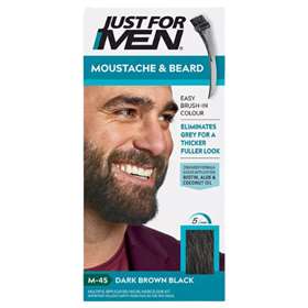 Just for Men - Gel for Moustache, Beard & Sideburns - Dark Brown-Black