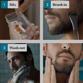 Just for Men - Gel for Moustache, Beard & Sideburns - Dark Brown-Black