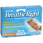 Breathe Right Nasal Strip Clear Small/Medium 10