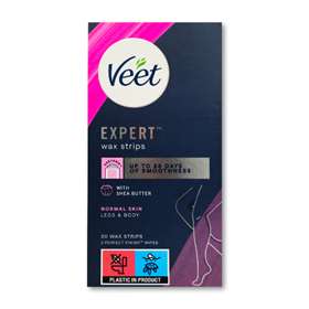 Veet Expert Wax Strips for Normal Skin 20