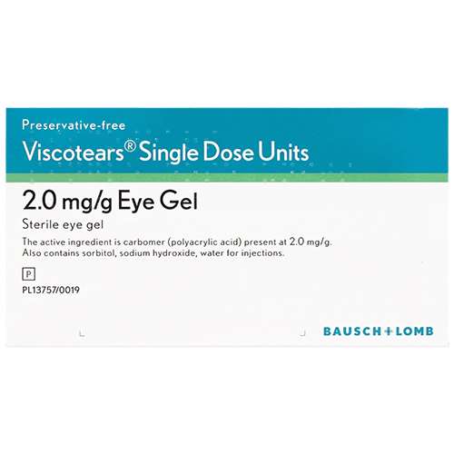 Viscotears 30 Dose Eye Gel Drops 0.6ml