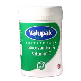 Valupak Glucosamine + Vitamin C 1500mg 30 Tablets
