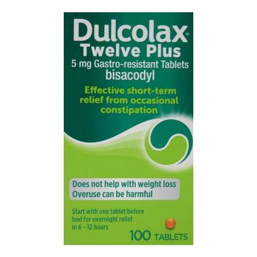 DulcoLax Twelve Plus Tablets (100)