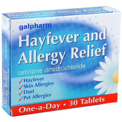 Galpharm Hayfever & Allergy Relief Tablets (30) Cetirizine