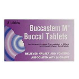 Buccastem M Migraine (Prochlorperazine Maleate 3mg) 8 Tablets