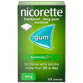 Nicorette Freshmint Gum 4mg (105 pieces)